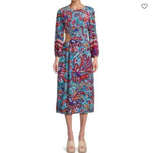 ba&sh Monica Cutout Midi-Dress NWT